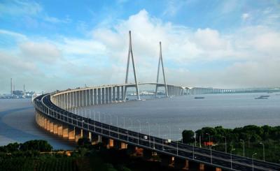 杭州湾大桥施工设备